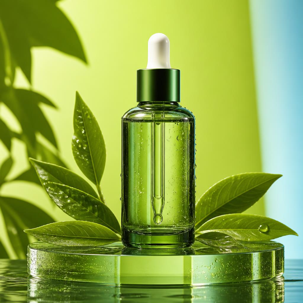 AI-generated skincare ad creative
